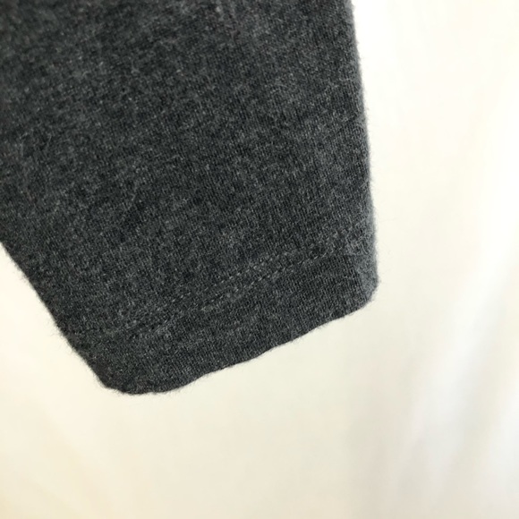 Banana Republic Top Gray Petite Medium Rayon Longsleeve - Picture 4 of 10